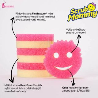 Proč je Scrum Mommy houbička tak super? ✨ Díky chytré struktuře čistí i bez zbytečné námahy. ✅ Nezadržuje pachy ani...
