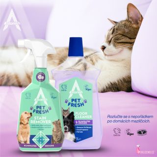 Když máš doma chlupaté parťáky, víš, že čistota je někdy pěkná výzva. 🐾 A právě proto je tu Astonish Pet Fresh! 🧴 Stain...